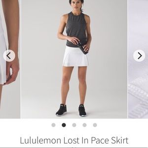 COPY - Lululemon White Tennis Skirt